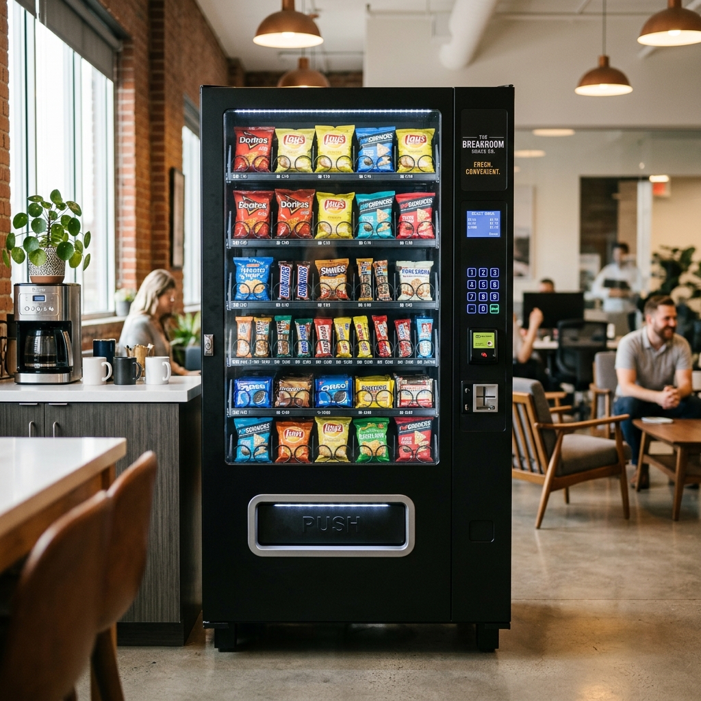 Black Vending Machine